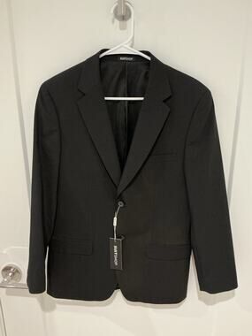 Suitshop Men’s Black Modern Fit Suit Jacket Size 36 Short - NEW WITH TAGS